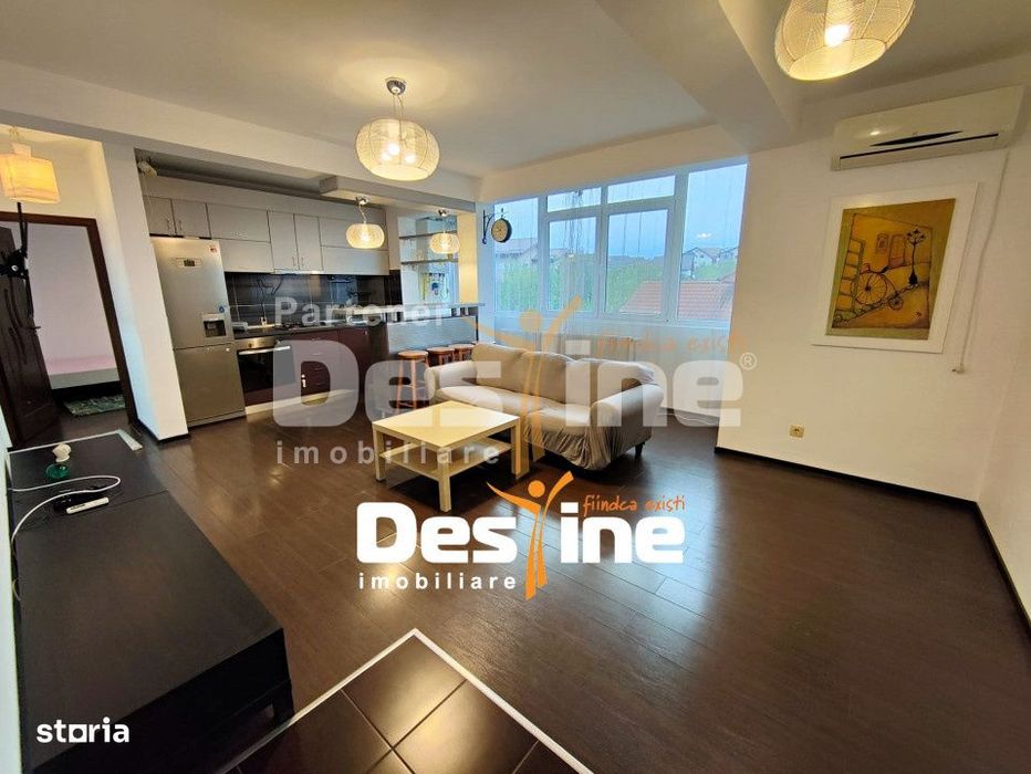 Chirie Popas Pacurari - Apartament 3c mobilat si utilat, cu balcon + l