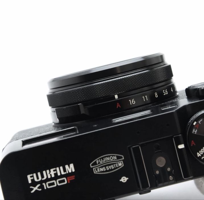 Aparat foto compact Fujifilm X100F, 23mm F2, 24MP, G7X mark