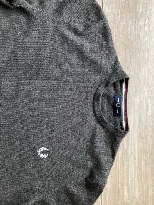 Fred Perry мъжки пуловер от вълна и памук размер М