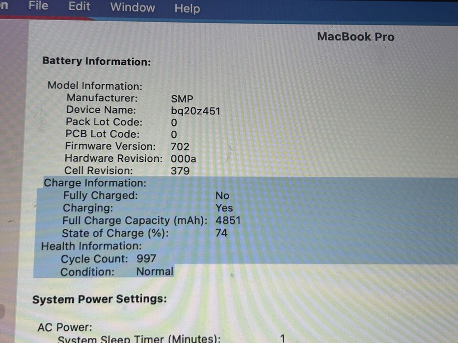 Macbook pro a1502 mod 2014 100% functional