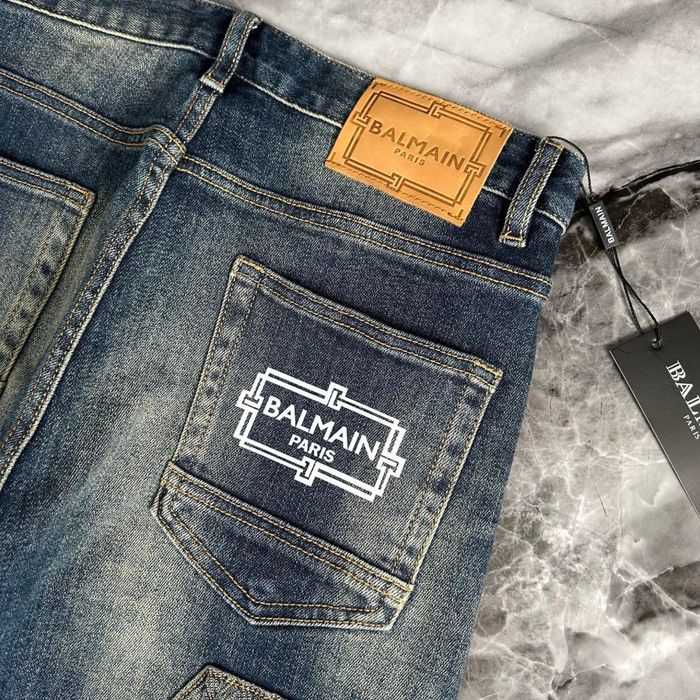 Blugi Balmain , calitate premium , pe comanda , noi , L