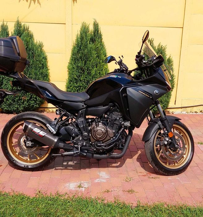 Yamaha Tracer 7 (2023) | Acte A2 (35kW) / Full Power (75 CP) | Unic Proprietar | SC Project | Dotări 3750€+