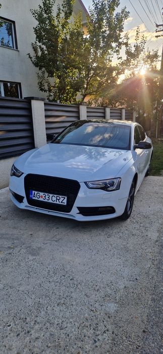 Audi A5 facelift alb perlat 2.0TDI 177cp euro5 manual S-line Proprieta