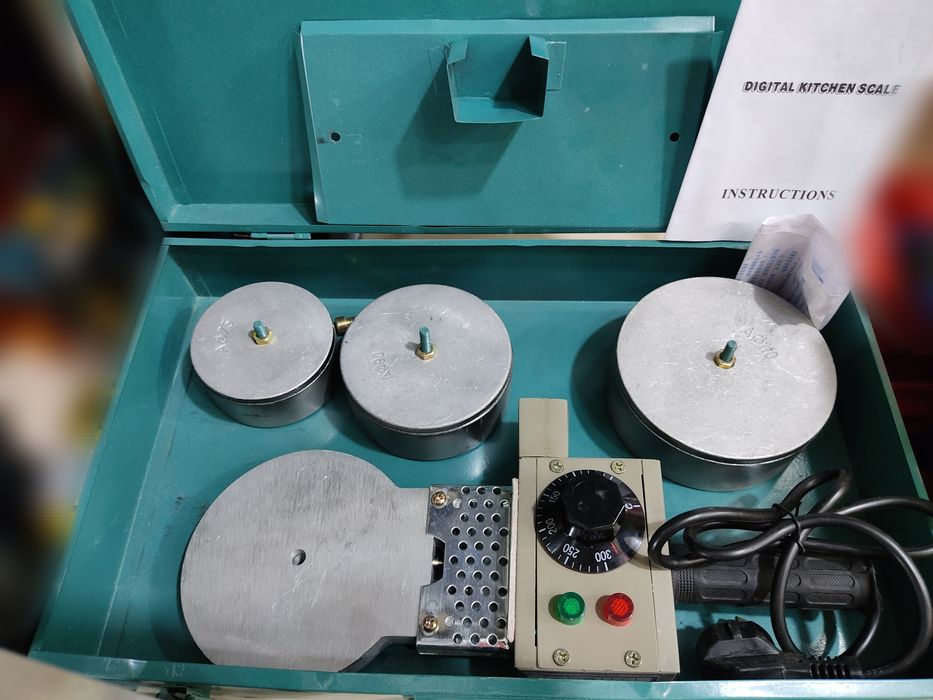 Утюг для пайки пластиковых труб Ф110 дазмол