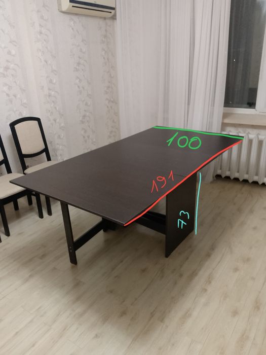 Стол тумба черного цвета