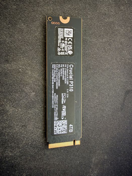SSD 1-2-4TB Crucial, 0 ORE