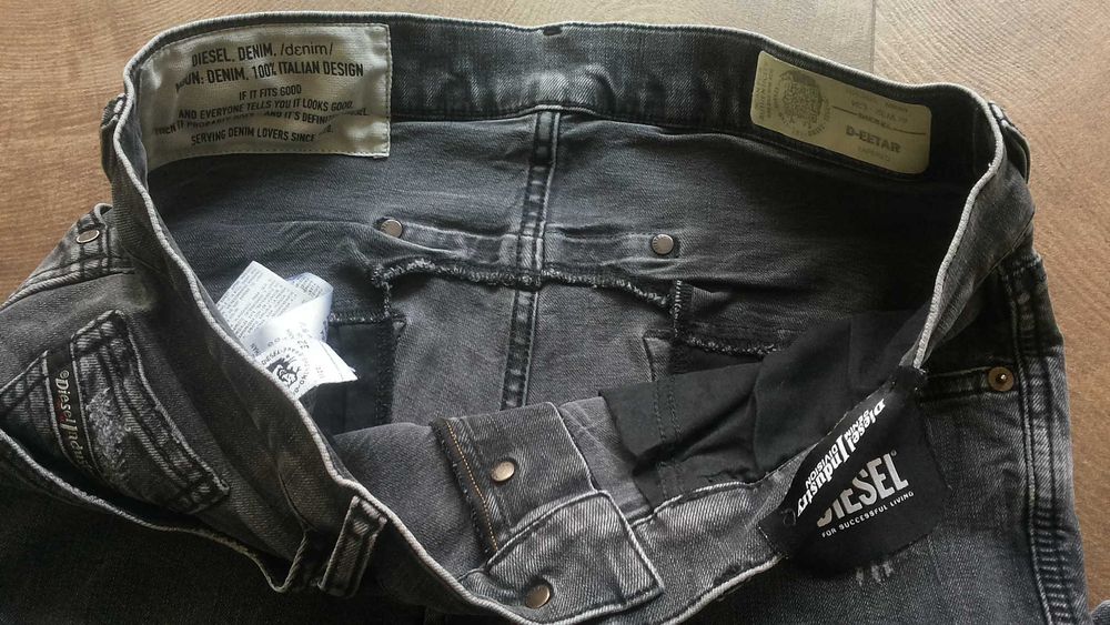 DIESEL D-EETAR STRETCH Jeans Размер 32/34 мъжки еластични дънки 44-67