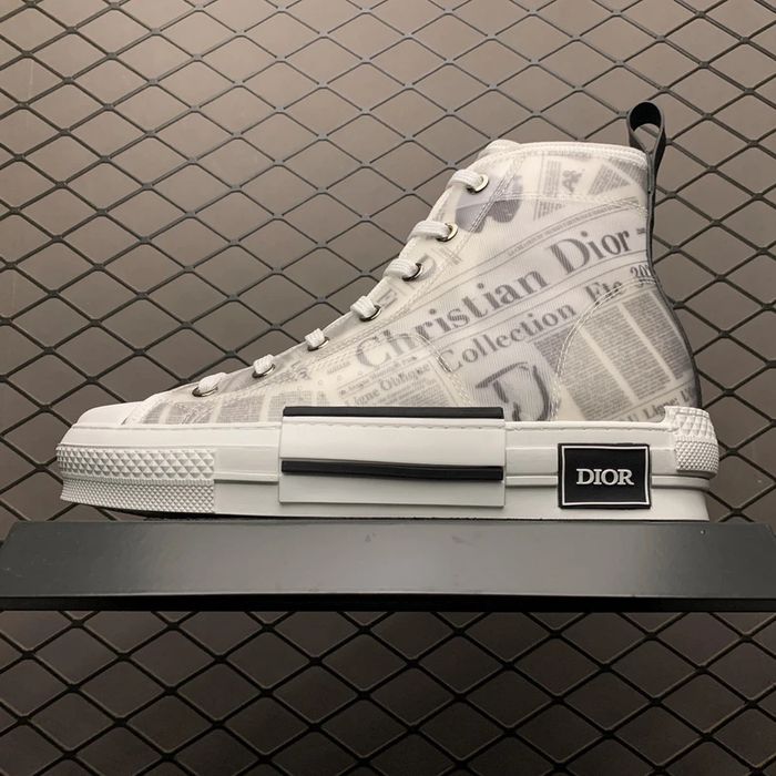 Dior B23 High Top Daniel Arsham Newspaper