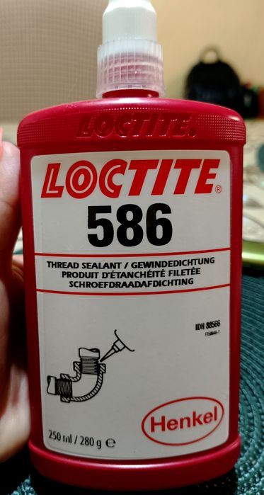 Уплътнител за резби висока якост Loctite 586 - 250ml