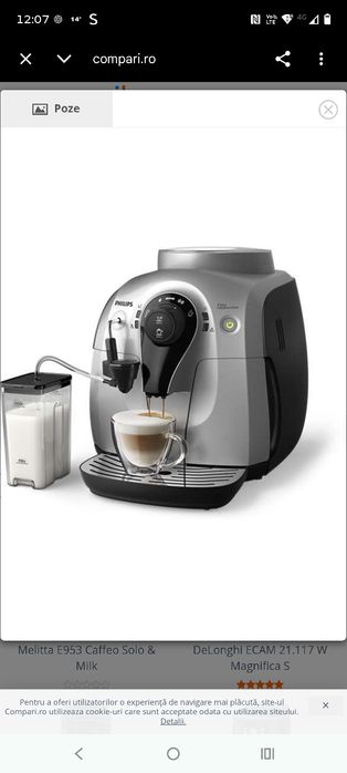 Expresor Philips model HD8652/59