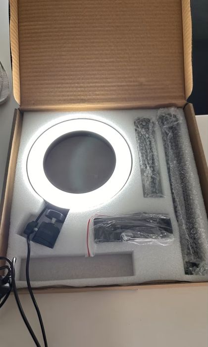 Inel luminos LED / Ring Light Jeemak PC46( 6 inch ) cu trepied