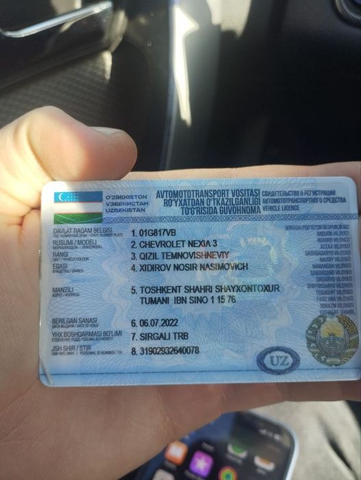 Nexia 3 avtomat sotiladi