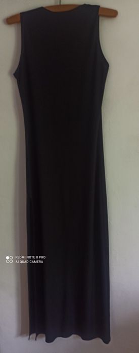 Rochie lunga de culoare neagra masura 38/40