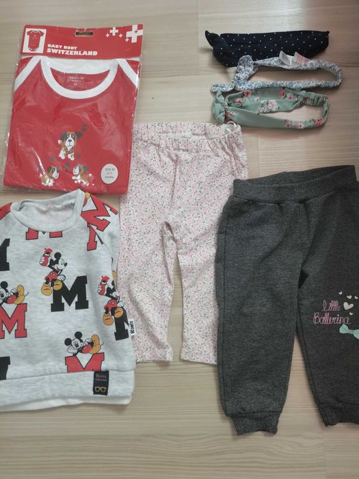 Set hainute - body bluza pantaloni mărimea 80