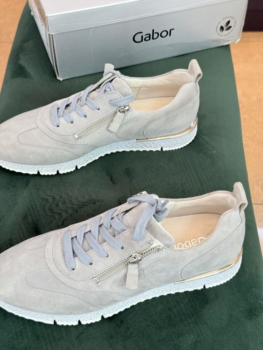 Дамски обувки Gabor Aquamarine естествен велур