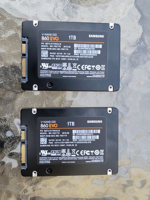 ssd samsung 860 evo 1tb second hand si noi de vanzare