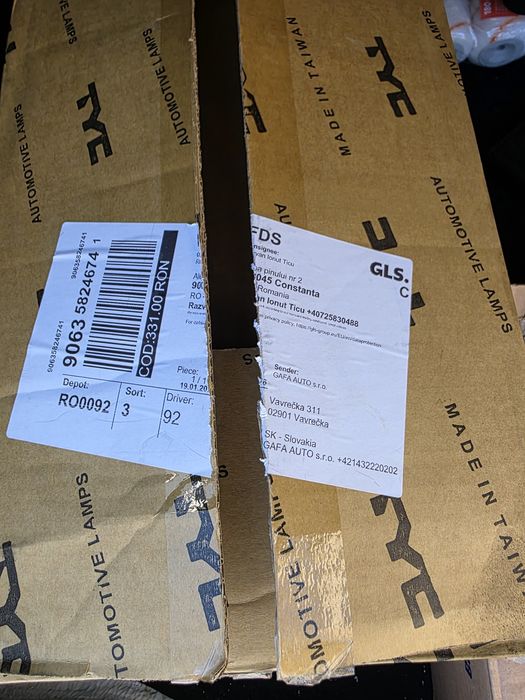 Lampă Tripla stânga Sandero nouă