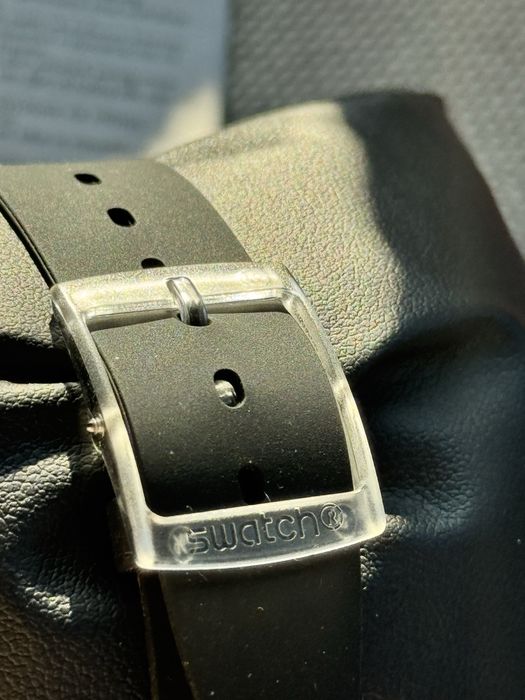 Ceas dama Swatch Skin Black Glamour SFK275D Full box & papers