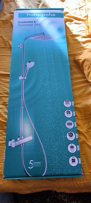 Sistem de duș Hansgrohe Crometta E 240 cu Termostat – NOU –