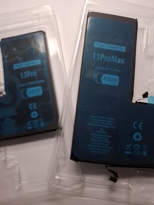 Батерия за iPhone от 12 до 15 про мах - Без изскачащи прозорци / 100% или 130%