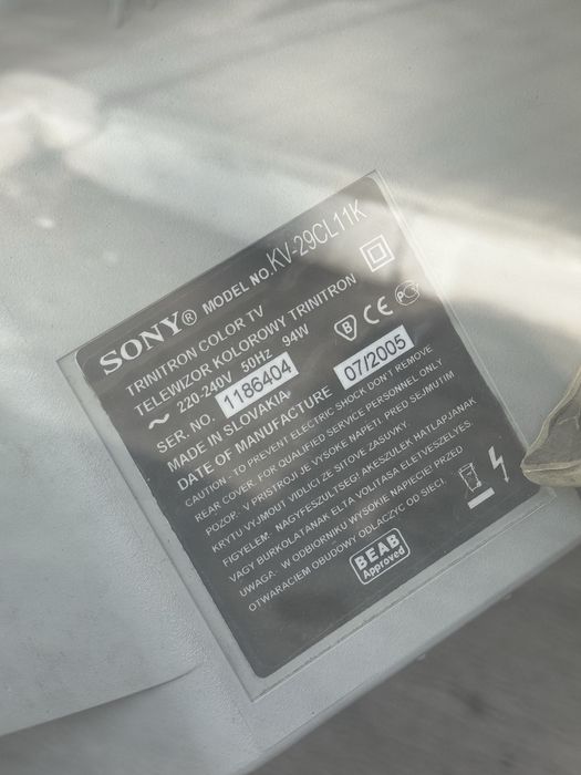 Sony trinitron kv 29cl11k