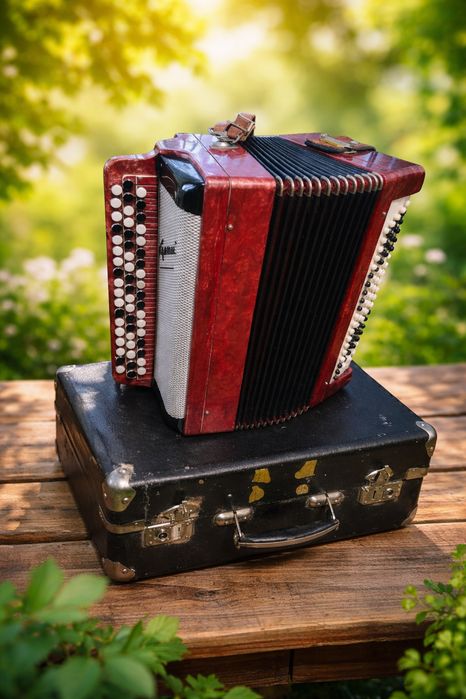 Баян Тульский в чехле.