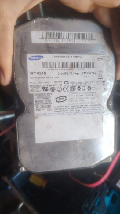 Продам SSD 240 ГБ и жёсткий диск HDD 160 ГБ