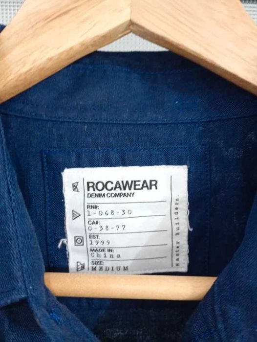 Camasa denim Rocawear Y2K (rap, hip hop, skate, urban)