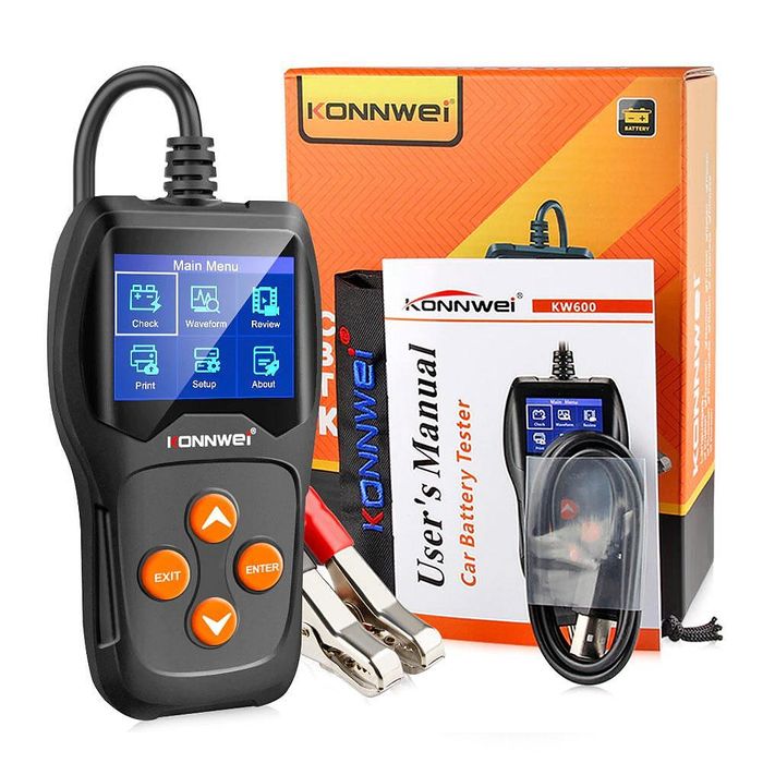 Тестер за акумулатори konnwei kw600