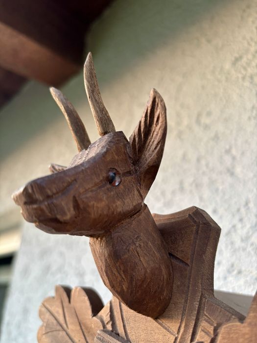 Ceas vechi cu cuc Regula Muntii Padurea Neagra