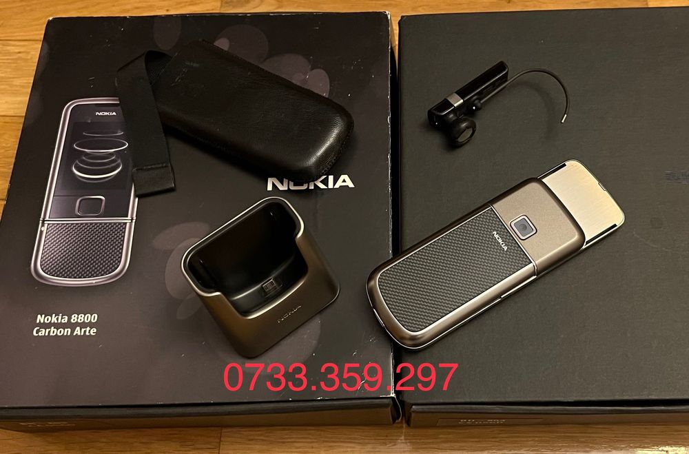 Nokia 8800 ARTE Carbon CA NOU ! Full Box ! RARITATE ! Telefon colectie