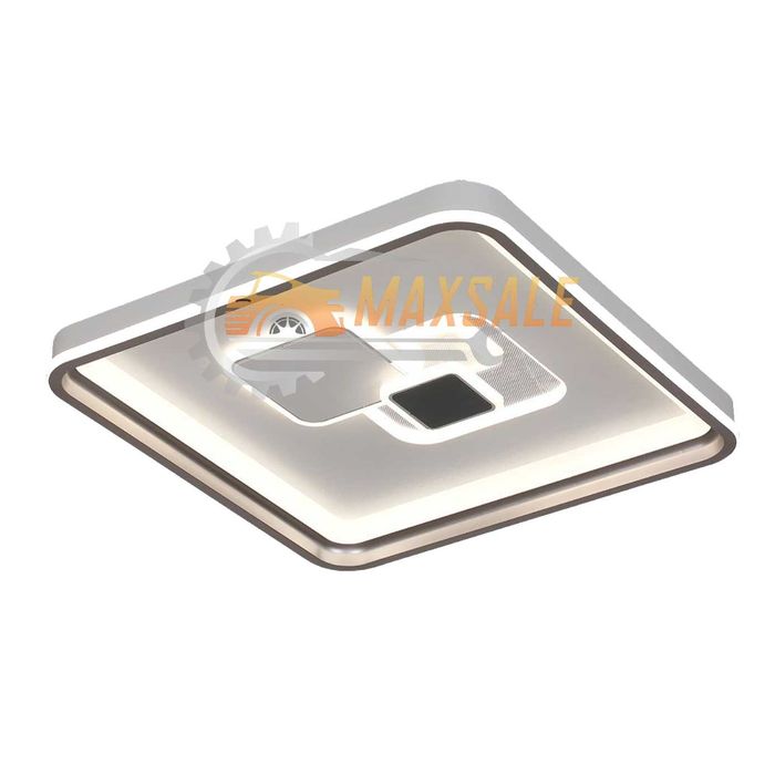 Абажур LED лампа квадрат 100W стилен дизайн за осветление мощен плафон