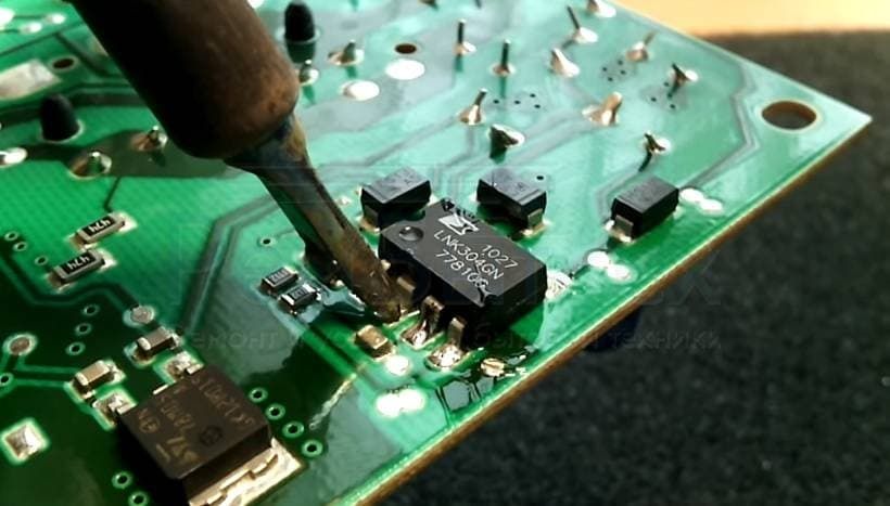 Ремонт плат (модулей управления), блок управления