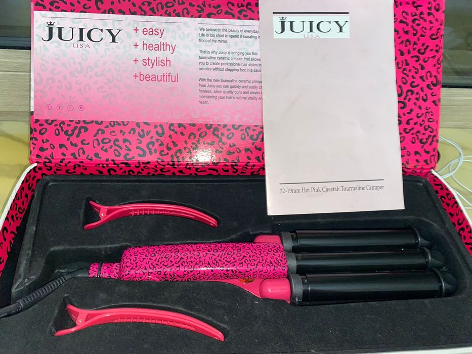 Тройная плойка для быстрых локонов оригинал