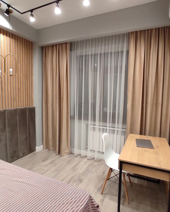 Бархатные шторы и тюли евросетка