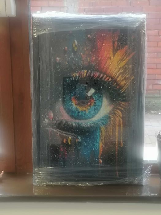 Ръчно правен диамантен гоблен "ОКО"