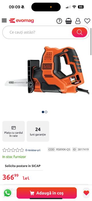 Fierastrau sabie black & decker