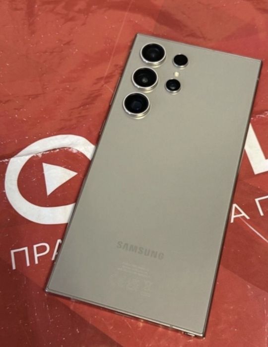 КАТО НОВ 512GB Samsung S24 Ultra Гаранция Технополис 2026г. Gray | Сив