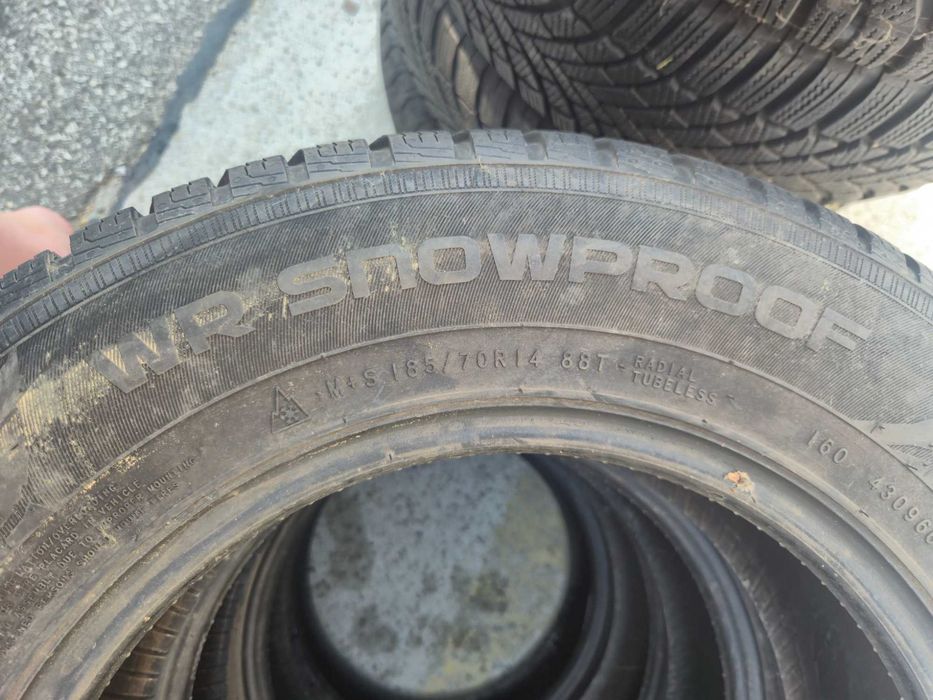 4 Anvelope M+S - 185/70/14 88T - Nokian WR SnowProof - Stare F BUNA - DOT 2019 !