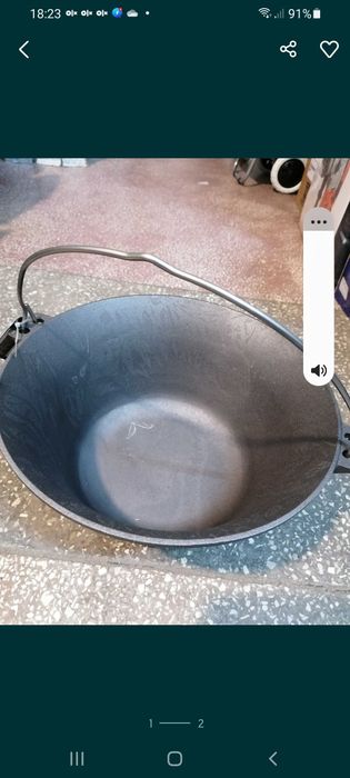 Ceaun fontă pură  16 litri  Promo 219 lei + capac inox =262