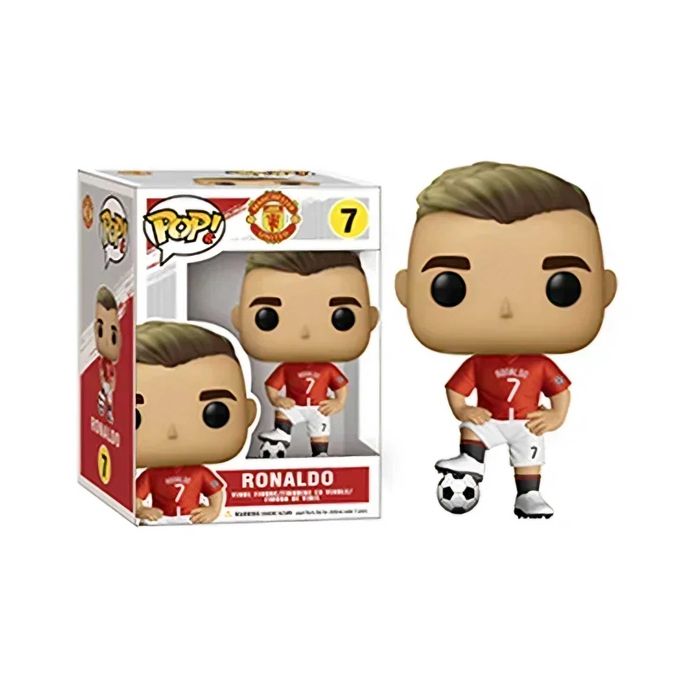 Кукли на роналдо меси мбапе, фигурки играчки за деца с кутия