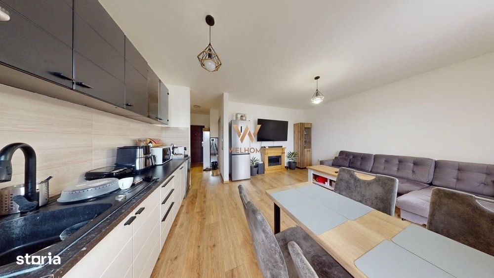 Apartament 3 camere - balcon 10 mp, parcare, mobilat - Turnisor