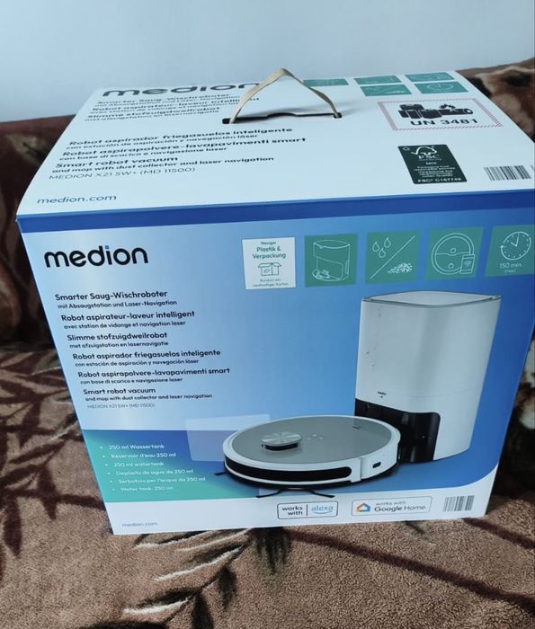 Vând robot aspirator – Medion X21 SW+ (MD 11500)