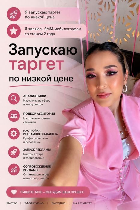 Запуск таргета и анализ по низким ценам