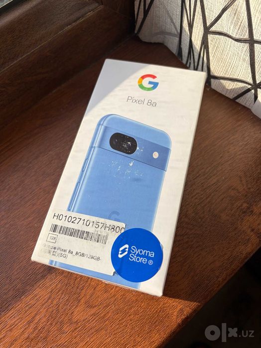 Google Pixel 8a 8/128GB Bay (Синий) — Состояние отличное, UZIMEI есть