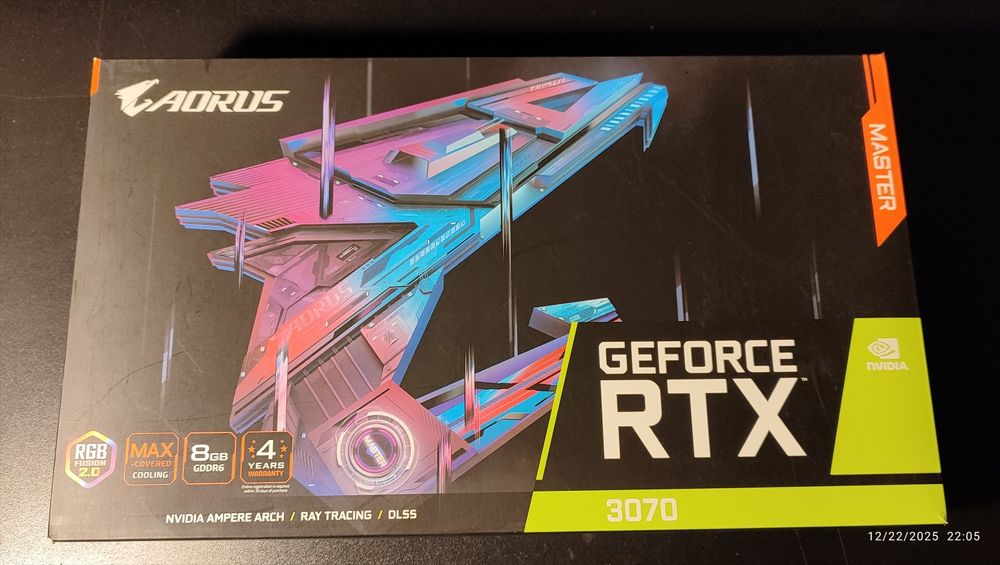 Видеокарта Aorus RTX 3070