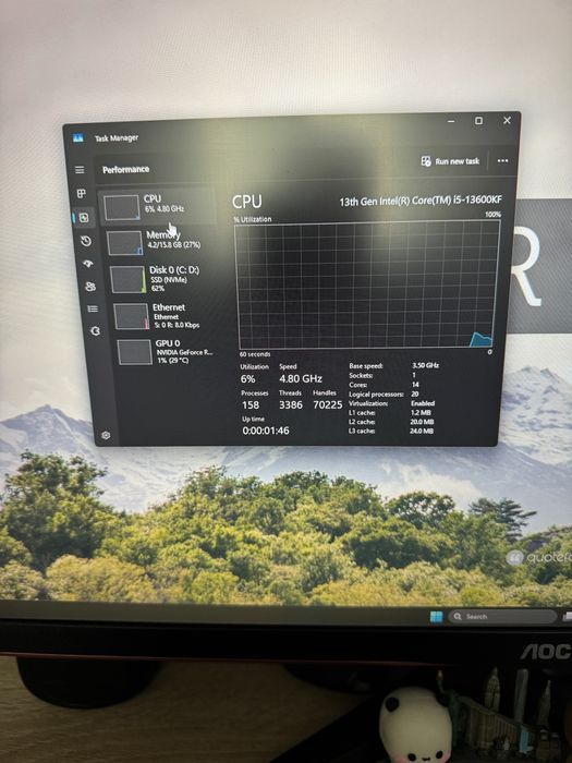 Vand PC gaming 13600KF 3060ti ddr5