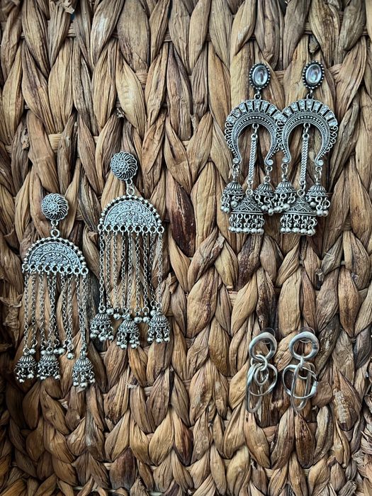 Украшения бижутерия 24шт оптом Индия мельхиор