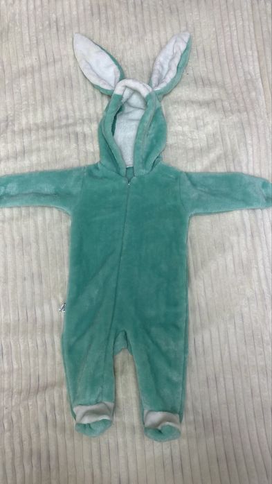 Продам слип зайчик с ушами берюзовый