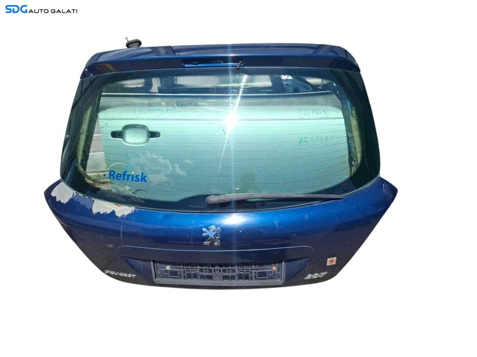 Haion Portbagaj Dezechipat cu Luneta Peugeot 207 Hatchback Scurt 2006 - 2014 [LC1670]
